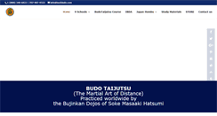 Desktop Screenshot of budotaijutsu.com