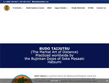 Tablet Screenshot of budotaijutsu.com